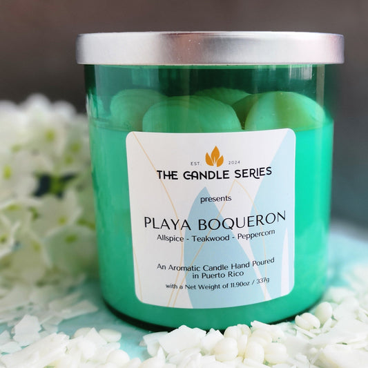 Playa Boqueron Candle - (Allspice, Teakwood, Peppercorn)