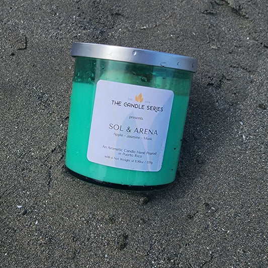 Sol y Arena Candle - (Apple, Jasmine, Musk)