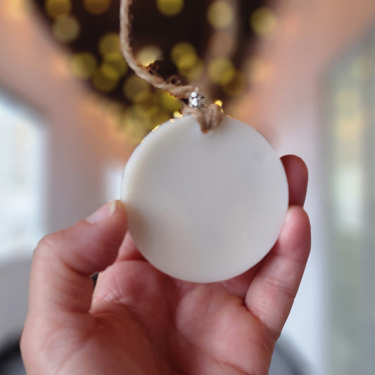 Wax Carved Puerto Rico's Flag / Christmas Tree Hanging / Puerto Rico Gift