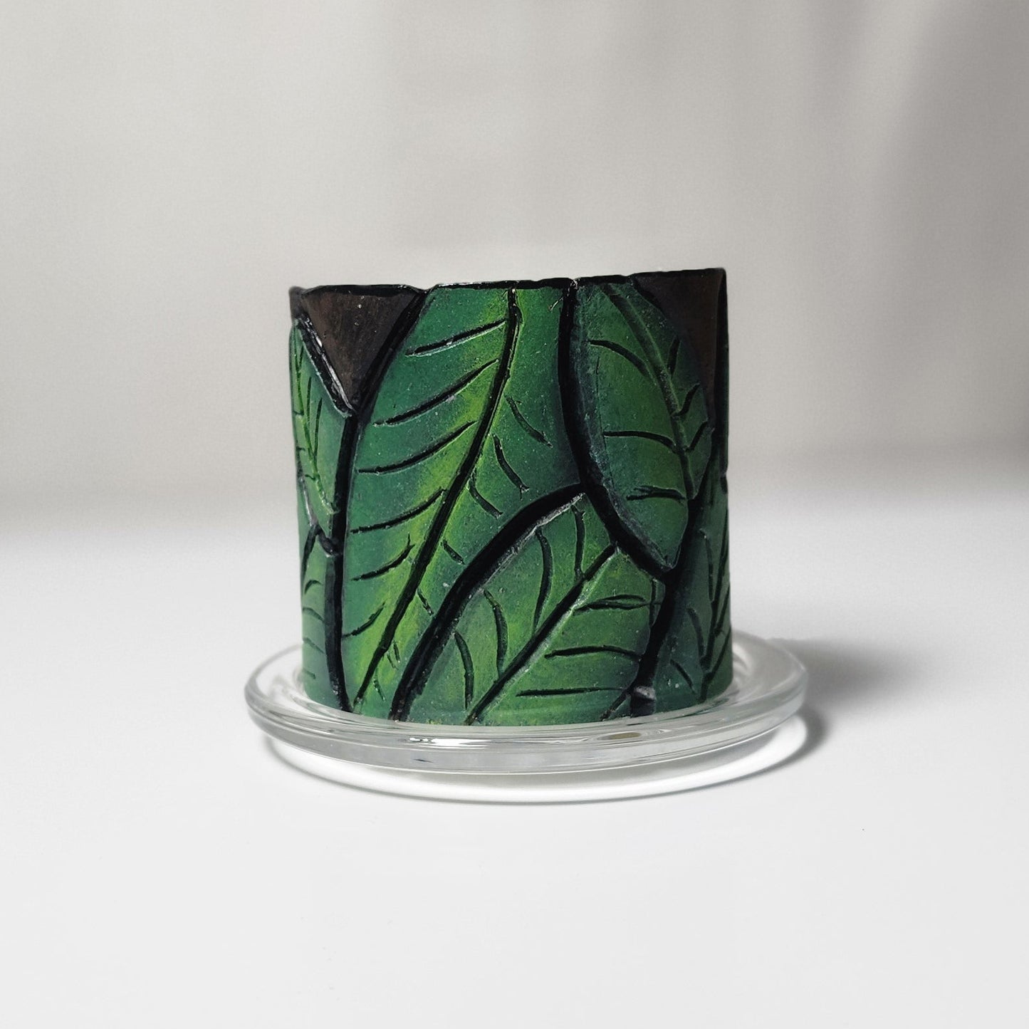 Yellow Wax Butterfly Carved - Mariposa Amarilla en Wax - Artesania Puerto Rico