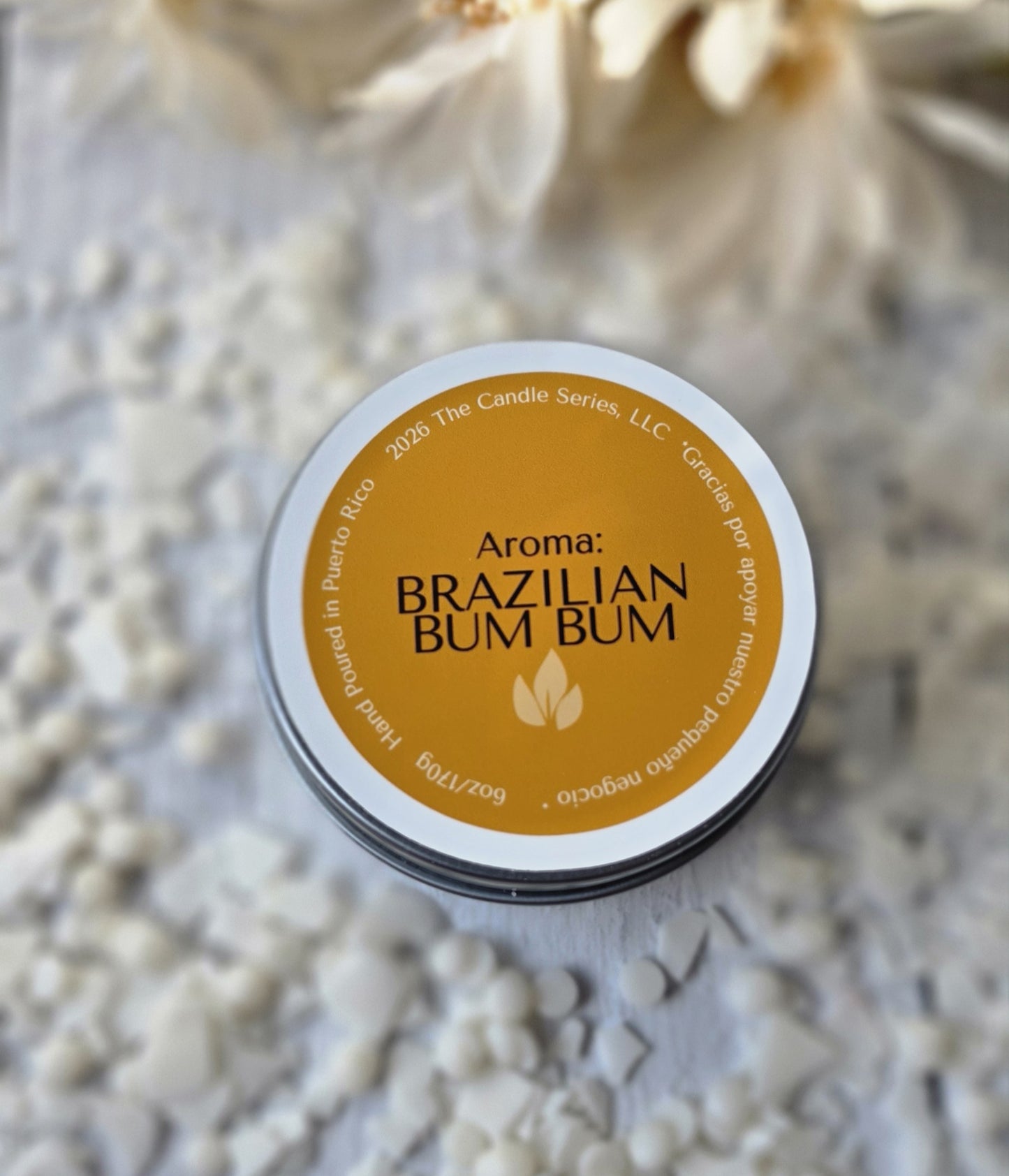 4oz or 6oz Tin Container Candles
