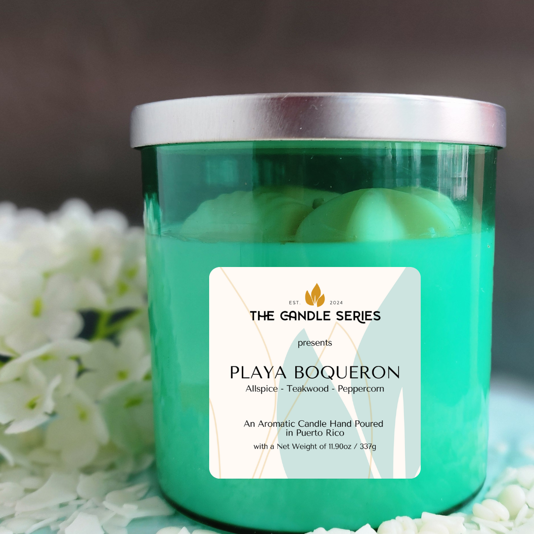 Playa Boqueron Candle - (Allspice, Teakwood, Peppercorn)