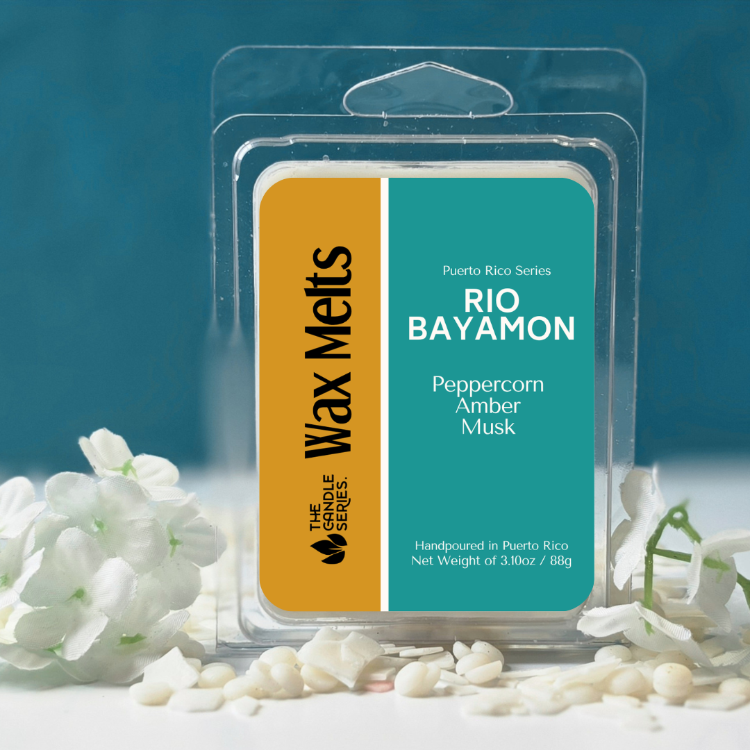 Rio Bayamon Wax Melts - Peppercorn + Amber + Musk - Puerto Rico Serie