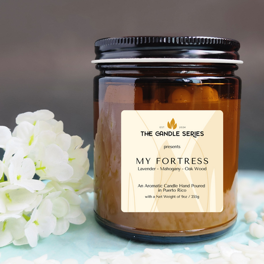 My Fortress Candle - (Lavander, Mahogany, Oak Wood)